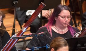 Photograph of the bassoon section.