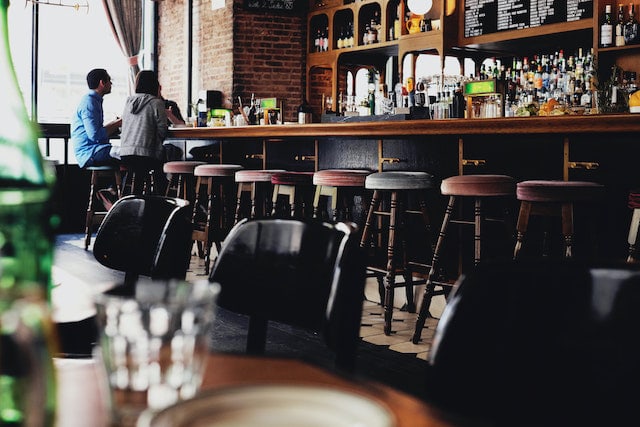 Stock photo of a bar.