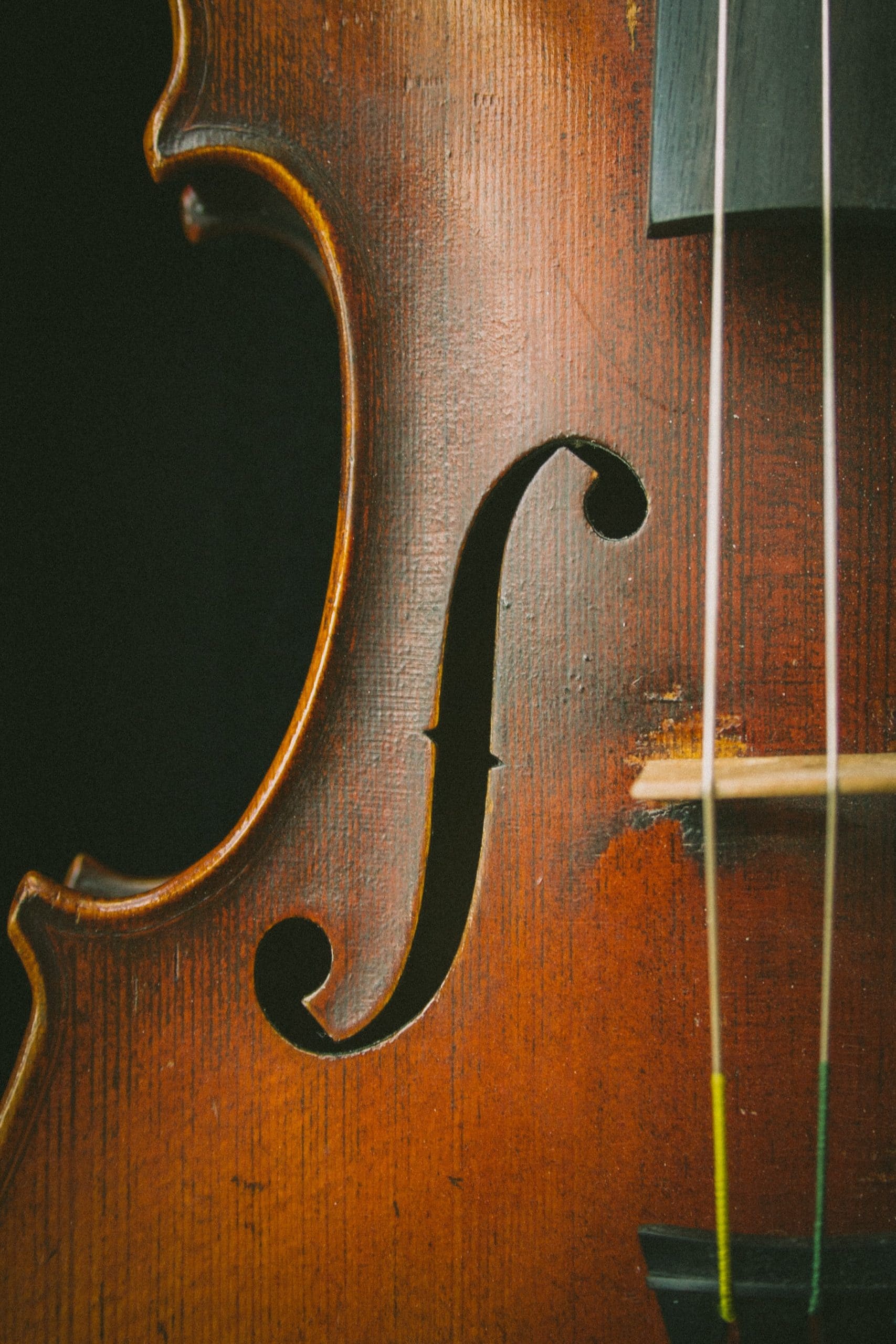 Stock photo of a violin.